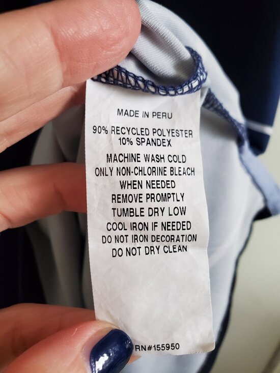 GREYSON Performance Golf Polo Shirt Stretch Snap Button Striped Geometric Men XL - Picture 11 of 12